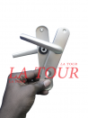 POIGNET SERRURE A CYLINDRE LAPERCHE A.ABLOY PM 17CM CHAMPAGNE