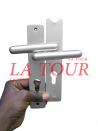 POIGNET SERRURE A CYLINDRE VACHETTE FRANCE GOLF CHAMPAGNE