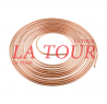 TUYAU CUIVRE PLOMBERIE Ø 10/12 12x0,7 ROULEAUX DE 45ML ASTM COPPER