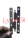 PAUMELLE 140x55MM GAUCHE HINGE SECURITY BRONZE