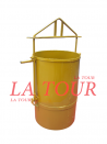 SEAU DE BETONNIERE 300L JAUNE