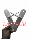 POIGNET SERRURE DE DOUCHE REF.(C23CEPAA) CLE D'OR CHROME VELOUR