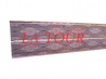 FAUX PLAFOND PVC LAMBRIS EN VAGUE FLEURI (20x400)CM REF.(33H) MARRON