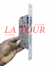 COFFRET SERRURE DE DOUCHE LAPERCHE FRANCE RECTANGLE GRIS