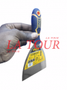 GRATTOIR MANCHE CAOUTCHOUC 125MM REF.(HPUTO8125) INGCO JAUNE NOIR CHROME