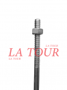 ECROU POUR TIGE FILETE Ø 08MM GALVA