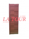 BAC ACIER DURATILES METRO TUILE GRANULE 1,34x0,42ML PLATE ROUGE