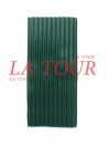 TÔLE ONDULÉE ZINGUE 2000x900x0,17MM TISSEE ABS LAQUEE VERT