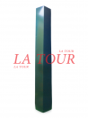 FAITIERE BAC ACIER 2,00ML GALVA TRIANGULAIRE LISSE CRANTEE LAQUE VERT FONCE