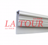 SUPPORT FAUX PLAFOND PVC LAMBRIS 3,50ML PM BLANC
