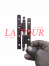 PAUMELLE 140x55MM DROITE AMI MARRON
