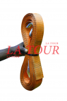 TENDEUR A CLIQUET POUR SANGLE D'ARRIMAGE FORANKA ORANGE/CHROME