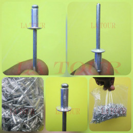 RIVET DE 5,8x12MM ALUMINIUM