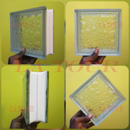 BRIQUE DE VERRE 190x190MM...