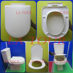 ABATTANT WC PLASTIQUE DUR...